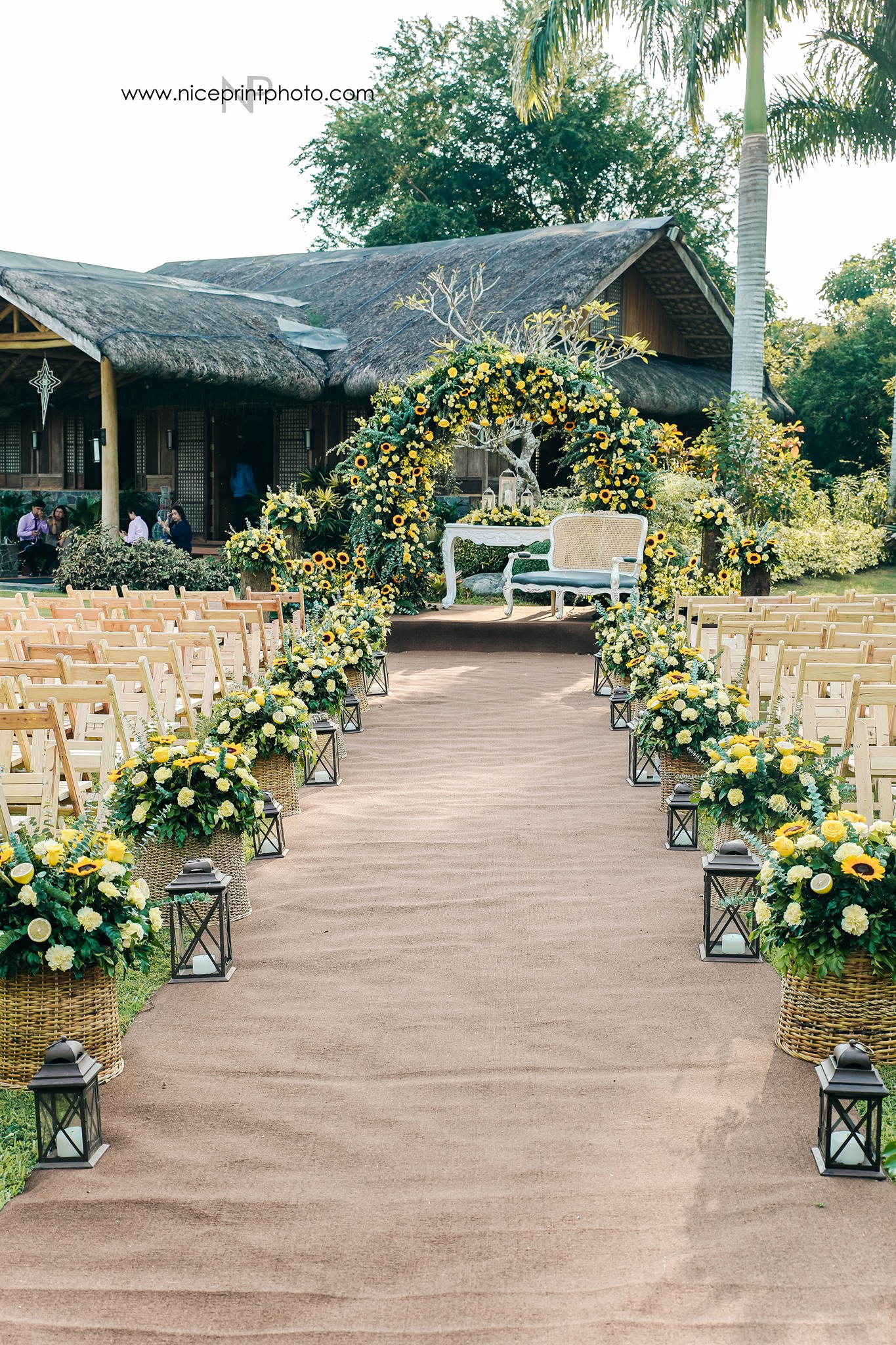 Batangas Ever After features Mark Zambrano and Aicelle Santos sunflower themed wedding in El Jardin de Zaida, San Juan, Batangas