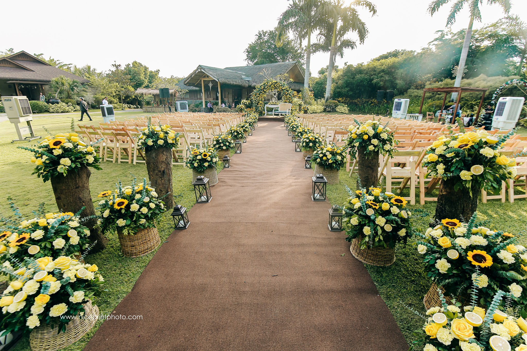 Batangas Ever After features Mark Zambrano and Aicelle Santos sunflower themed wedding in El Jardin de Zaida, San Juan, Batangas