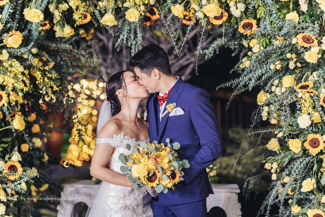 Batangas Ever After features Mark Zambrano and Aicelle Santos sunflower themed wedding in El Jardin de Zaida, San Juan, Batangas