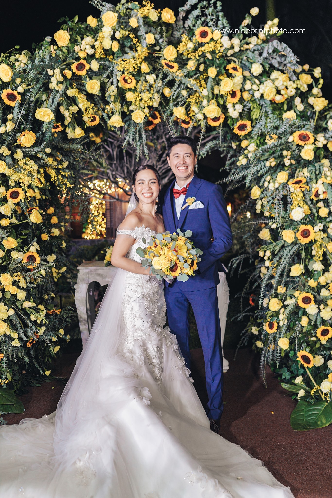 Batangas Ever After features Mark Zambrano and Aicelle Santos sunflower themed wedding in El Jardin de Zaida, San Juan, Batangas