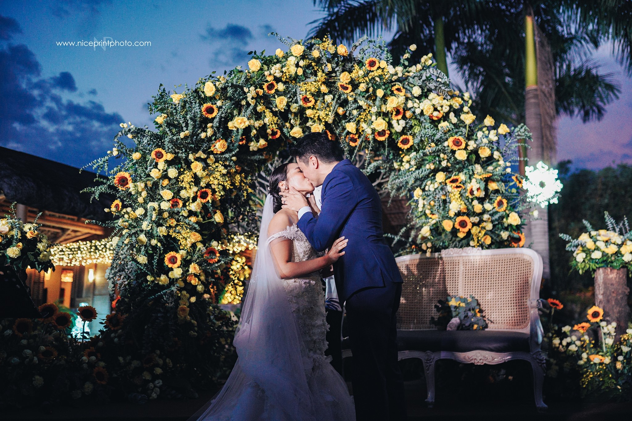 Batangas Ever After features Mark Zambrano and Aicelle Santos sunflower themed wedding in El Jardin de Zaida, San Juan, Batangas